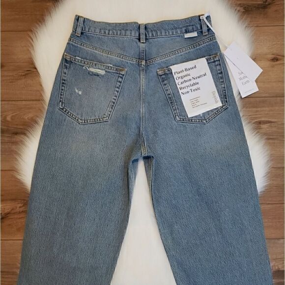 Boyish The Toby High Waisted Tapered Jeans in Great Dictator Size 27 NWT - Picture 9 of 13